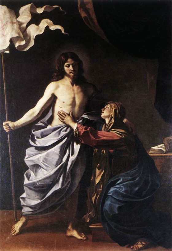 Jesus Ressuscitado e a Virgem Maria